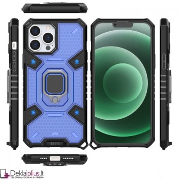 Dėklas su žiedu - mėlynas (telefonui Apple Iphone 13 Pro) Dėklas su žiedu - mėlynas (telefonui Apple Iphone 13 Pro)